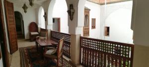 Posezení v ubytování Riad Ben Youssef