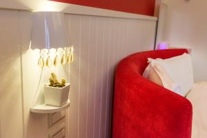 Cama o camas de una habitación en 醇境民宿 Pure B&B