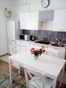 Η κουζίνα ή μικρή κουζίνα στο Flat in cottage close to the centre parking, WiFi, BBQ +24 φωτογραφίες