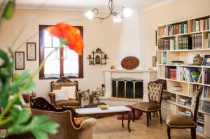 Posezení v ubytování Casa Elaia