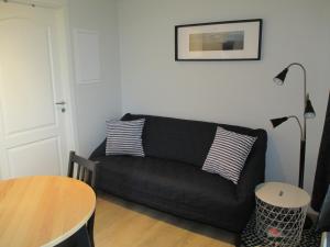 Posezení v ubytování Lækjaborgir Guesthouse