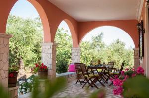 Zahrada ubytování Casa Elaia