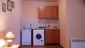 Kuchyň nebo kuchyňský kout v ubytování Villa Budvanka Guesthouse