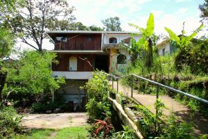una casa vieja en medio de un bosque en Casa Alquimia, en Monteverde