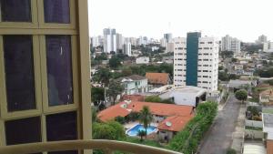 a view from a window of a city at Apartamento AV CPA in Cuiabá