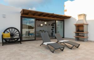Patio alebo iná vonkajšia časť ubytovania Casa Valeria