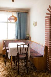 Posezení v ubytování Gemütliches, heimeliges Ferienhaus