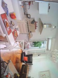 an overhead view of a living room with a view of a room at Carre d or in Nice