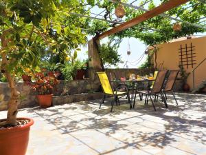 A patio or other outdoor area at Traditional Cretan Villa