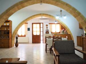 A seating area at Traditional Cretan Villa
