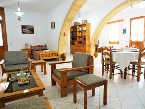 A seating area at Traditional Cretan Villa