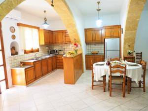 A kitchen or kitchenette at Traditional Cretan Villa
