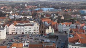 Nespecifikovaný výhled na destinaci Zierow nebo výhled na město při pohledu z prázdninového domu