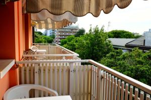 Balkoni atau teres di Hotel Desiree