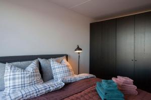 Central New Nordic CPH Apartmentにあるベッド