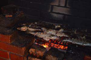 Gril dostupný pro hosty v bed and breakfast