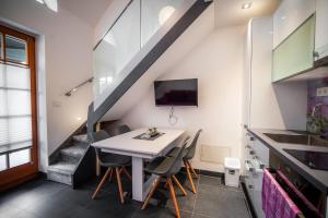 TV a/nebo společenská místnost v ubytování Golf apartment with SPA tickets discount
