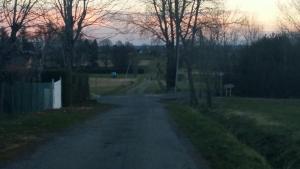 Landskap semula jadi dekat dengan the country house