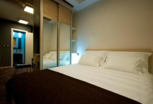 Cama o camas de una habitación en Hotel Soa