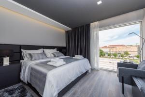Posteľ alebo postele v izbe v ubytovaní Artis accommodation
