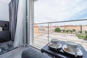 Balkón alebo terasa v ubytovaní Artis accommodation