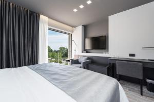 Posteľ alebo postele v izbe v ubytovaní Artis accommodation