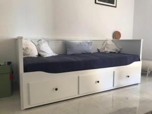 Postel nebo postele na pokoji v ubytování Beach apartmant