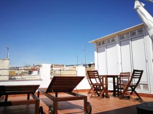 Балкон или терраса в Hotelito Boutique Badalona.