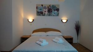 Postel nebo postele na pokoji v ubytování Guest House Mamut