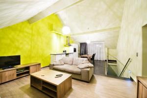 TV a/nebo společenská místnost v ubytování B&B Villa Curtricias