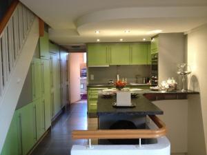 Kuchyň nebo kuchyňský kout v ubytování Executive suite in Zug Old Town Triplex