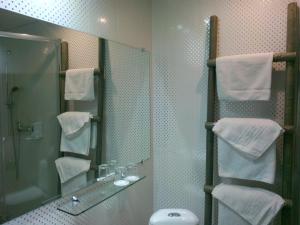 Koupelna v ubytování A1 Hotel Riga City Center