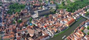 Nespecifikovaný výhled na destinaci Bamberg nebo výhled na město při pohledu z hotelu