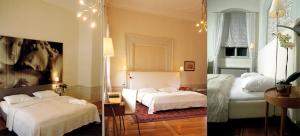 Postel nebo postele na pokoji v ubytování Palais Schrottenberg