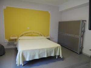 Postel nebo postele na pokoji v ubytování Camping Zeus