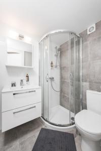 Kúpeľňa v ubytovaní Salomea Krakow apartments