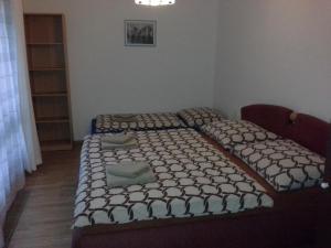 Postel nebo postele na pokoji v ubytování Chalupa Dobré Pole