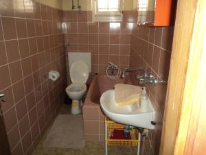 Koupelna v ubytování Apartmani Kolenić