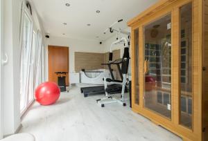 Fitness centrum a/nebo fitness zařízení v ubytování Apartment Panorama