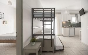 Kuchyň nebo kuchyňský kout v ubytování Afkos Apartments
