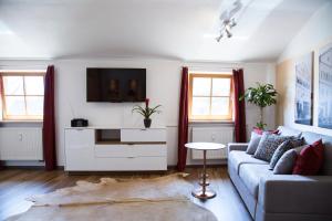 Televisyen dan/atau pusat hiburan di Altstadt Ferienwohnung An Der Stadtmauer