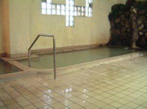 a pool of water in a room with at Akakura Wakui Hotel in Myoko