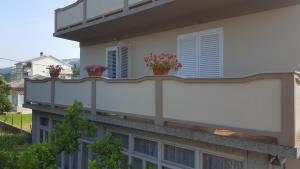 Balkón nebo terasa v ubytování Apartments Ribica