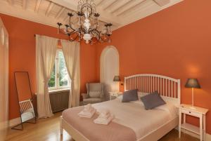 Postel nebo postele na pokoji v ubytování Lauri Loft