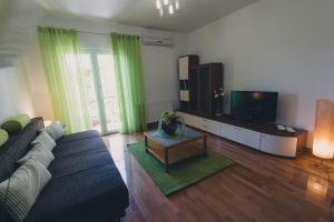 TV a/nebo společenská místnost v ubytování Apartments Sunny Garden