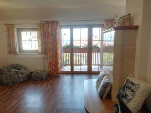 Posezení v ubytování Ferienwohnung Schmetterling