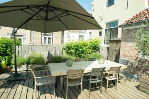 Patio nebo venkovní prostory v ubytování Logement 't Oude Bierhuys