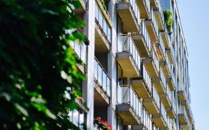 Budynek, w którym mieści się apartament