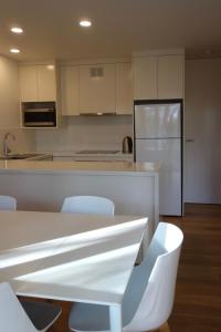 
A kitchen or kitchenette at Sasalis 9 - Falls Creek Private Apartment
