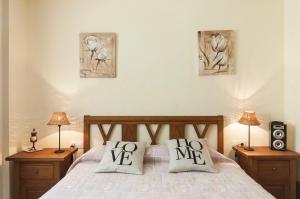 Postel nebo postele na pokoji v ubytování Lets Holidays apartment Tarull